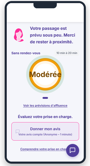 QR code patient pour accès au parcours personnalisé